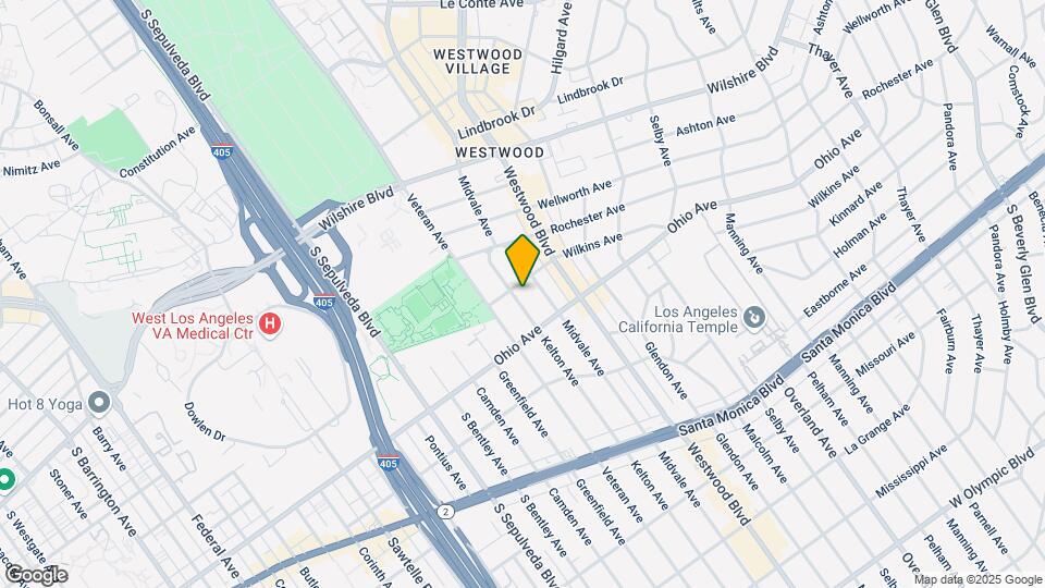 1400 Kelton Ave Mapa y Detalles de la Ubicación