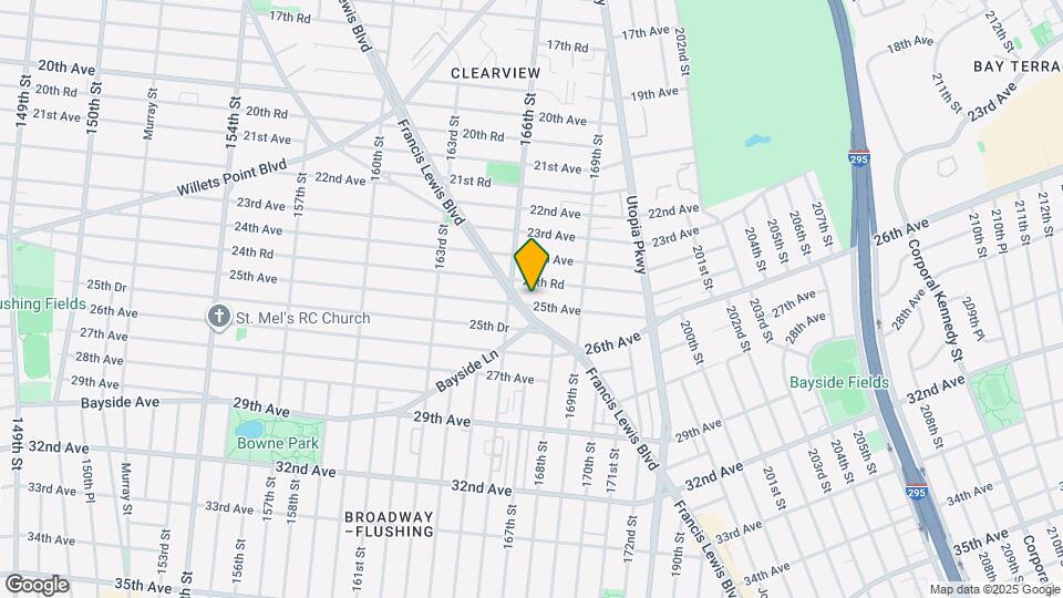 16619 25th Ave, Unit 2nd Floor Map and Location Details