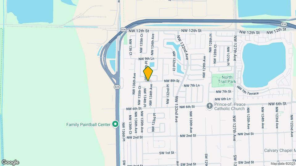 13414 NW 8th St Map and Location Details