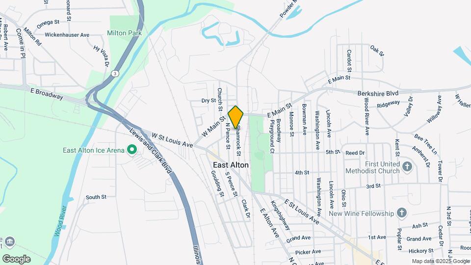 205 N Shamrock St Map and Location Details
