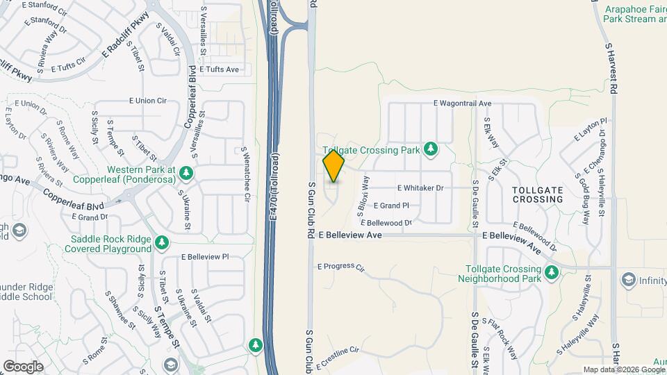 4957 S Addison Way Map and Location Details