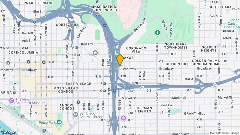 Golden Pacific Apartments Map and Location Details