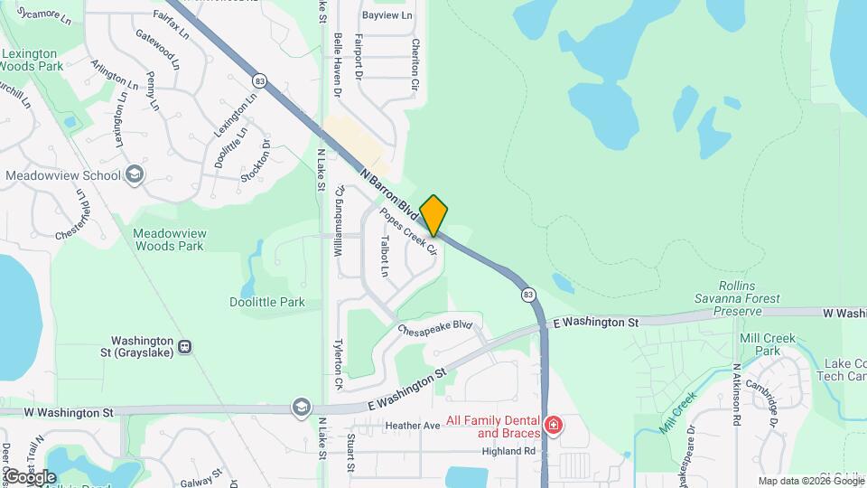 1107 Popes Creek Cir Map and Location Details