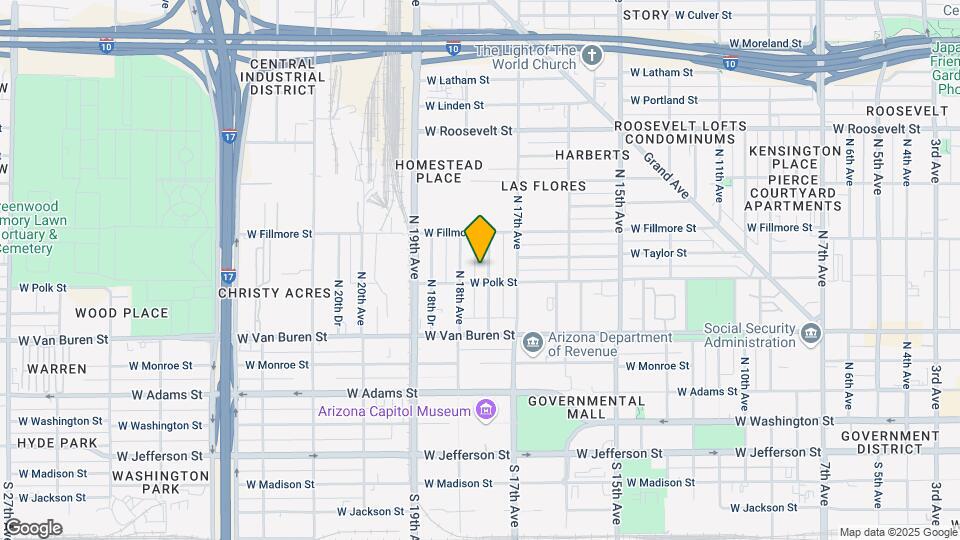 412 N 17th Dr, Unit 3 Map and Location Details