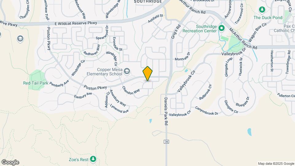 3466 Whitford Dr Map and Location Details