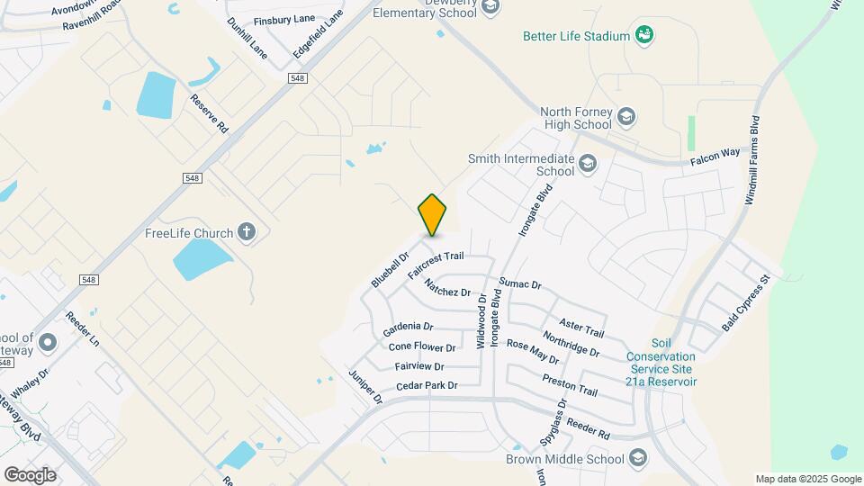 2102 Primrose Ln Mapa y Detalles de la Ubicación