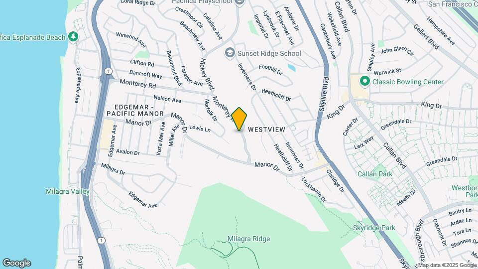 524 Monterey Rd Map and Location Details
