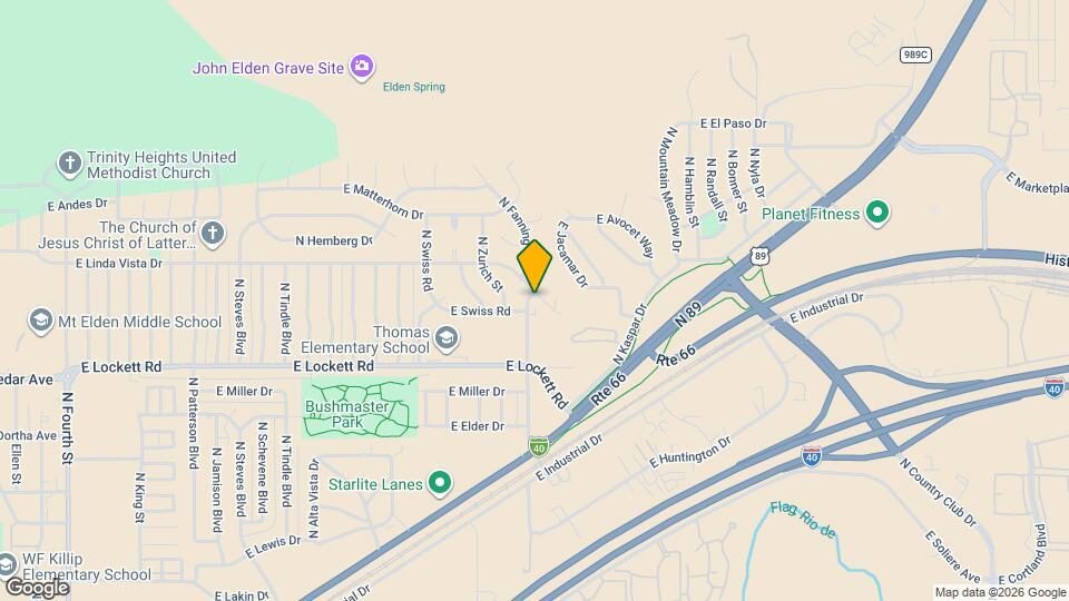 3850 Fanning Dr Map and Location Details