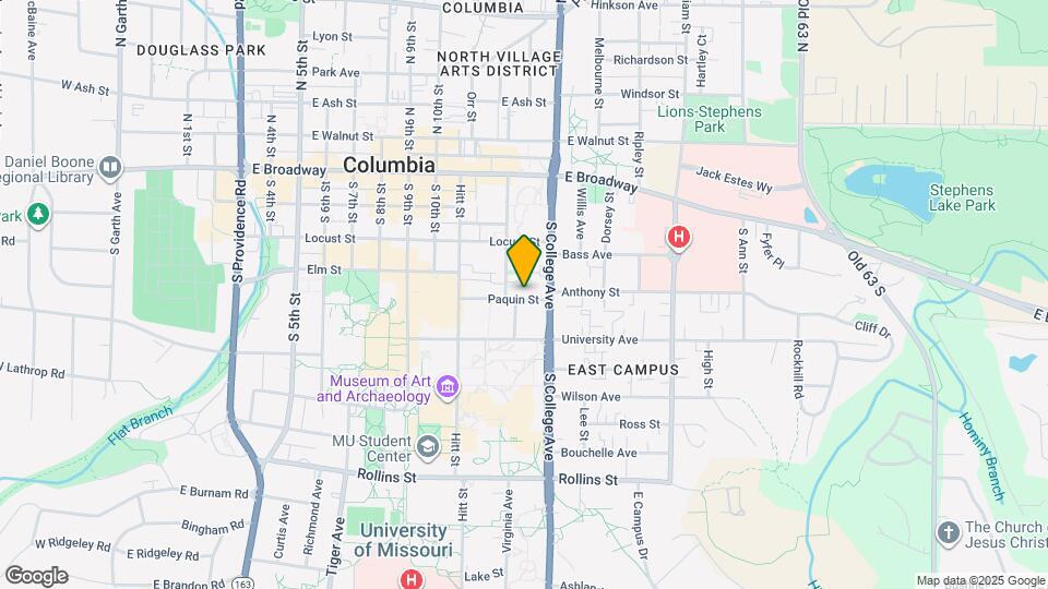 1205 Paquin St, Unit 102 Map and Location Details