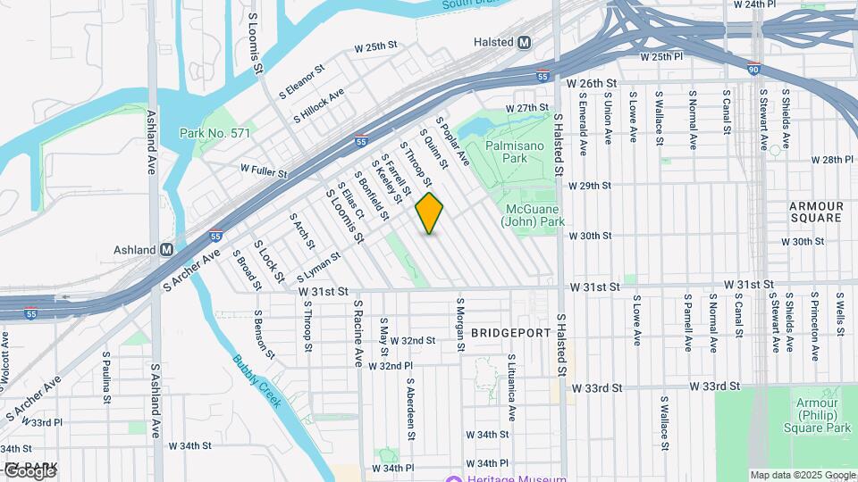 2947 S Keeley St Map and Location Details