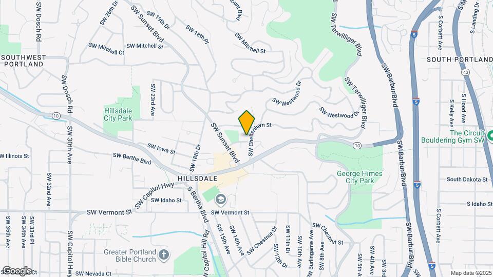 1411 SW Dewitt St Map and Location Details