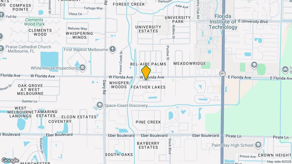 3619 Egret Dr Map and Location Details