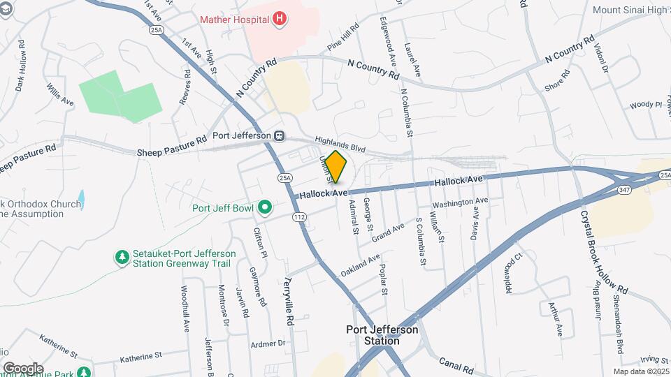 201 Hallock Ave Map and Location Details