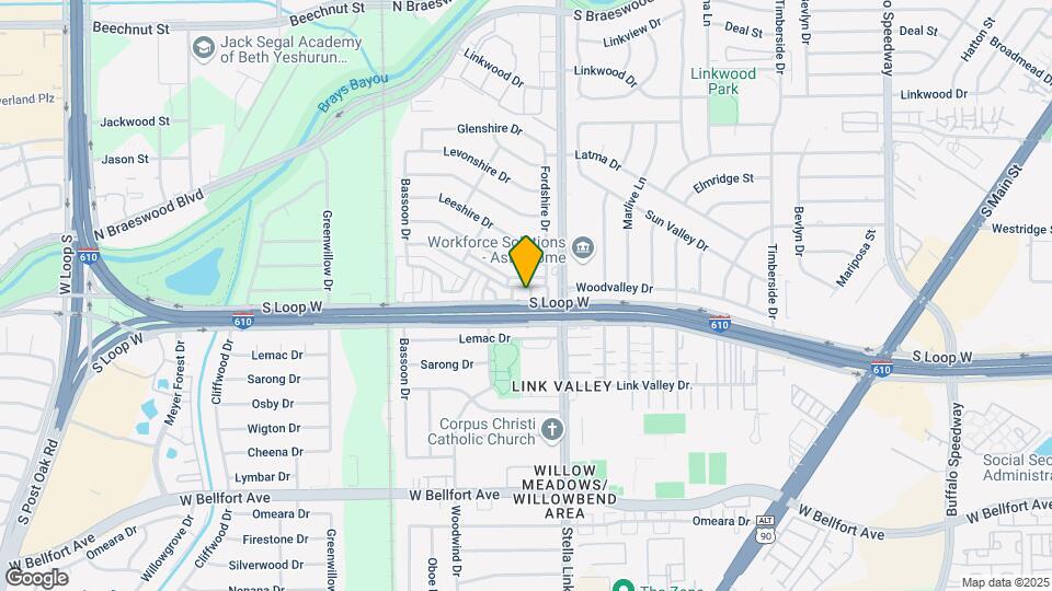 4023 Breakwood Dr Map and Location Details
