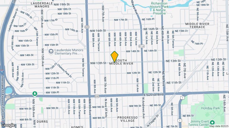 1245 NW 5th Ave Mapa y Detalles de la Ubicación