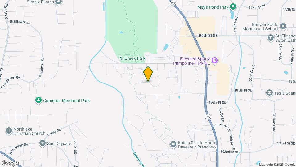 1106 185th St SE Map and Location Details