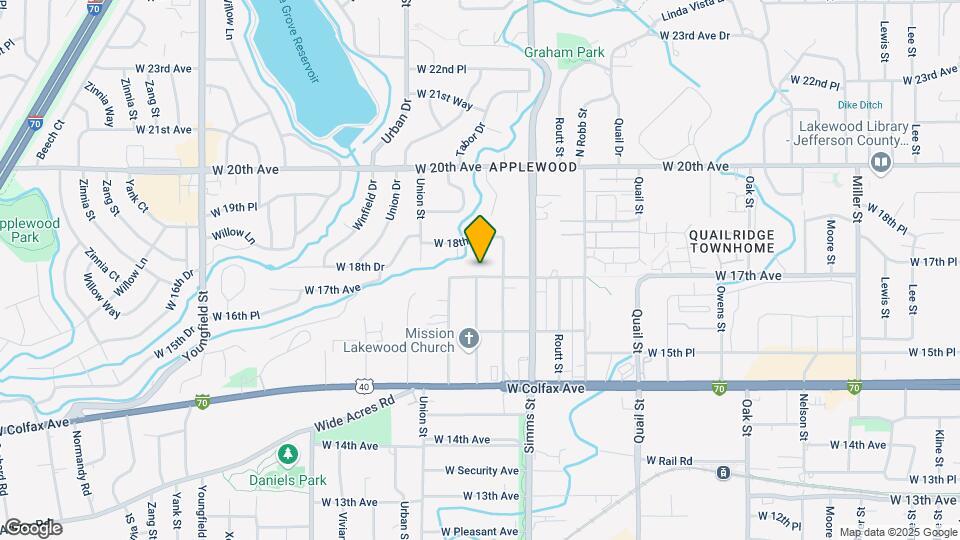11733 W 17th Ave Map and Location Details
