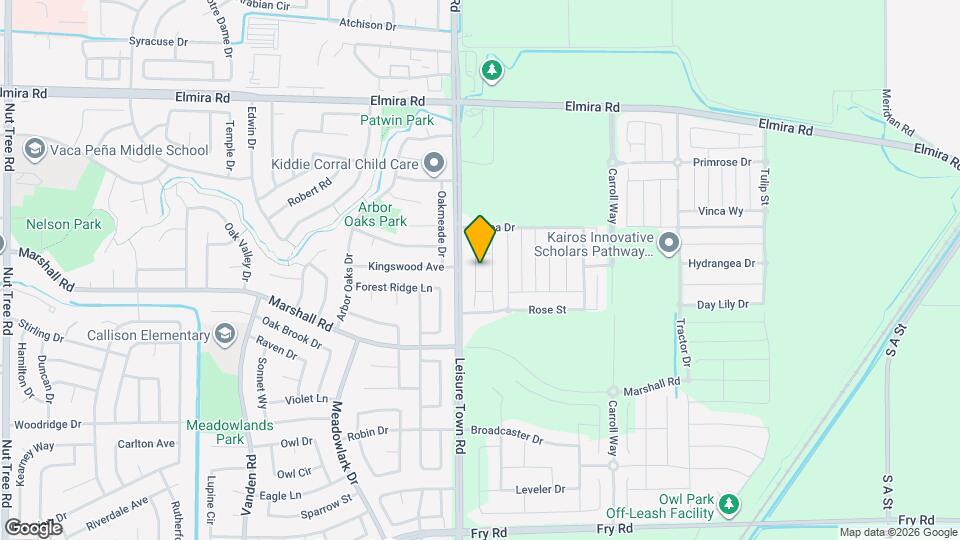 925 Bergenia St Map and Location Details