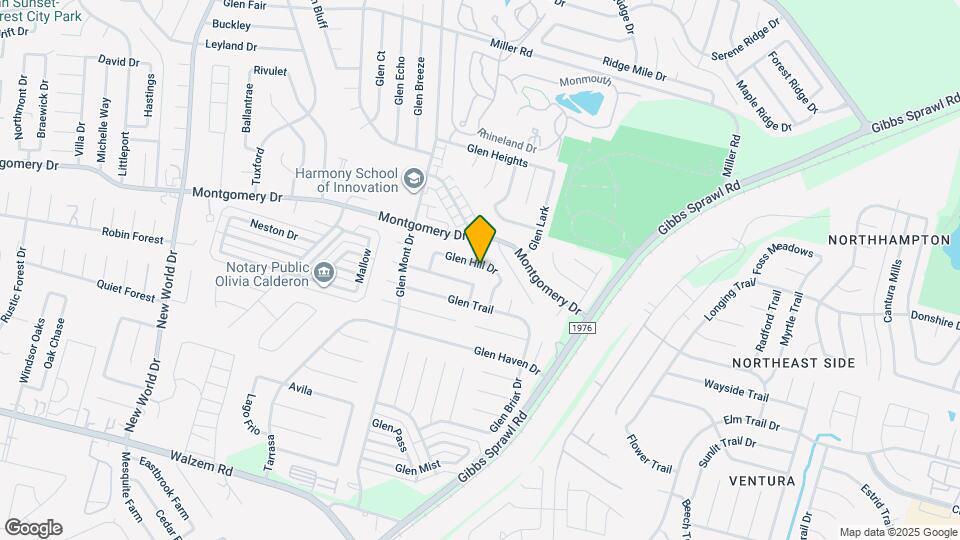 7242 Glen Hill Dr Map and Location Details