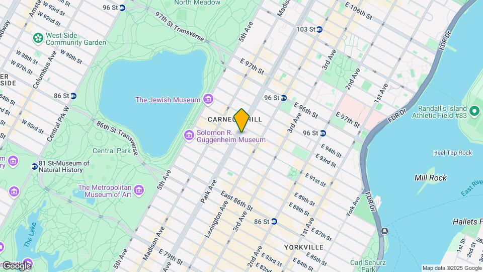 1141 Park Ave Mapa y Detalles de la Ubicación