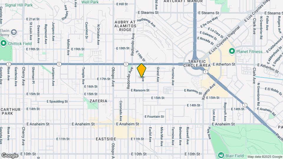1669-1671 Loma Ave Map and Location Details