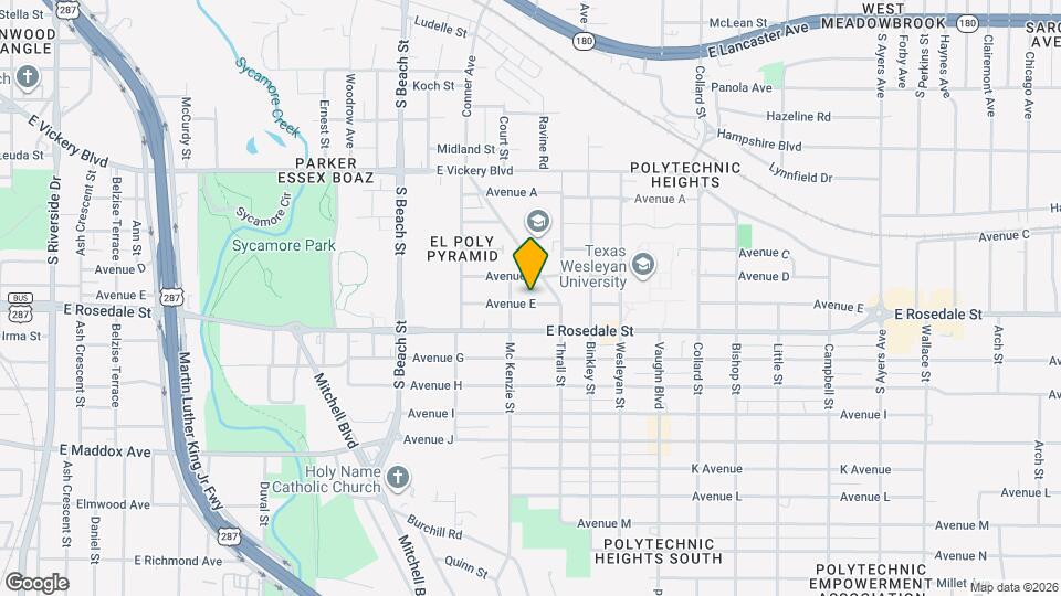 2815 Avenue E Map and Location Details