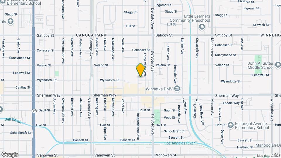 20951 Wyandotte St Map and Location Details