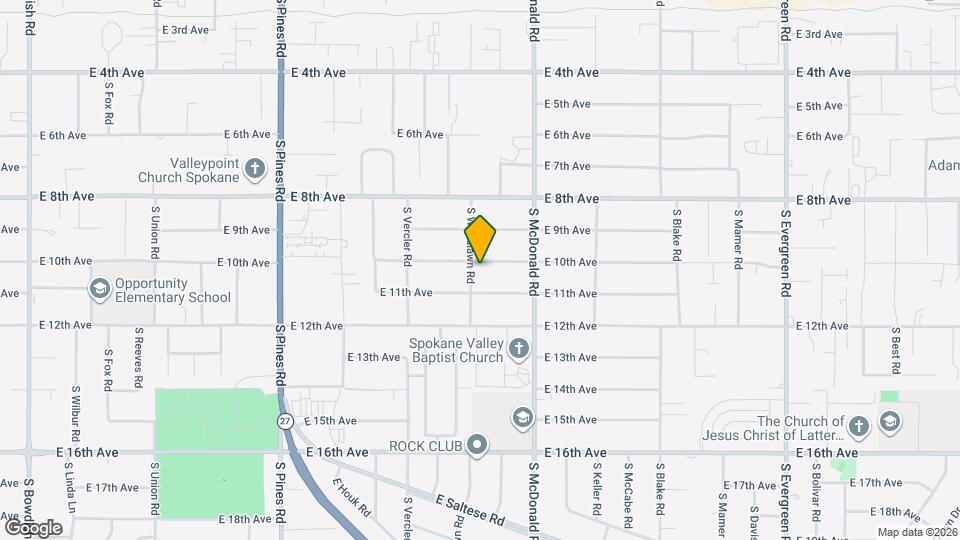 12906 E 10th Ave, Unit 1 Map and Location Details