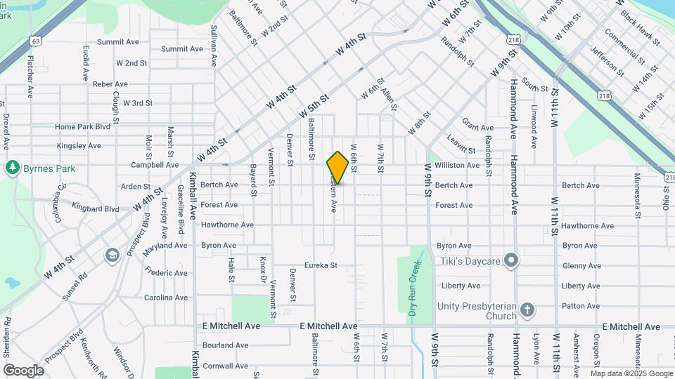 702 Bertch Ave Map and Location Details