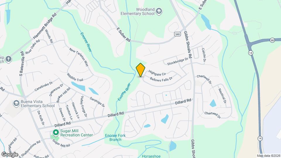261 Highgate Cir Map and Location Details