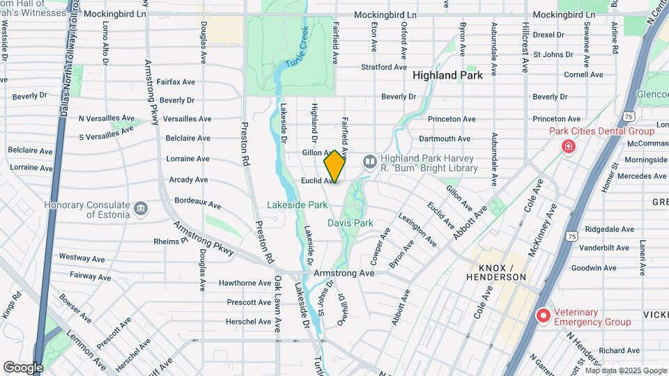 3915 Euclid Ave Map and Location Details