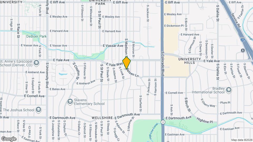 3472 E Nielsen Ln Map and Location Details