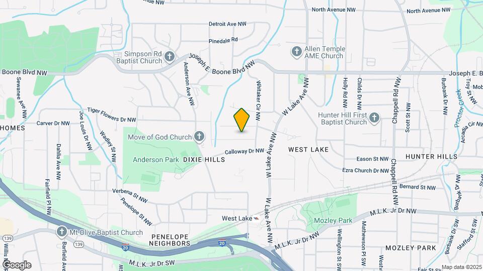 1819 Oakmont Dr NW Map and Location Details
