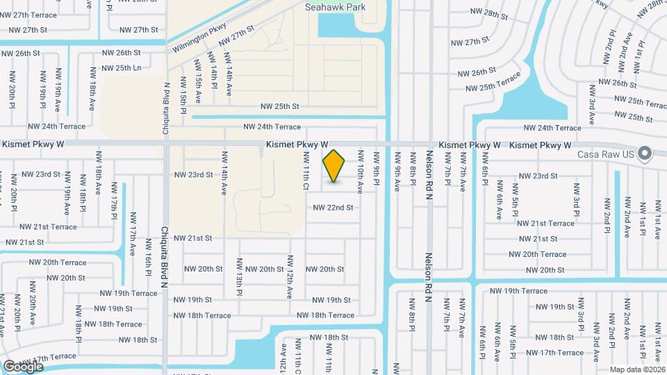 1023 NW 22nd Terrace Map and Location Details