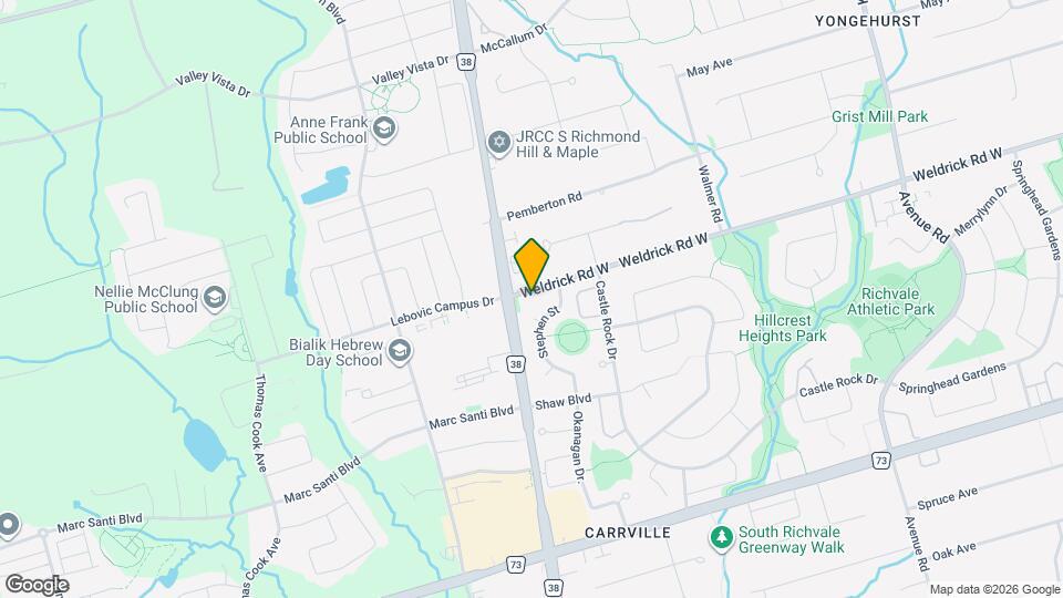 271 Weldrick Rd W Map and Location Details