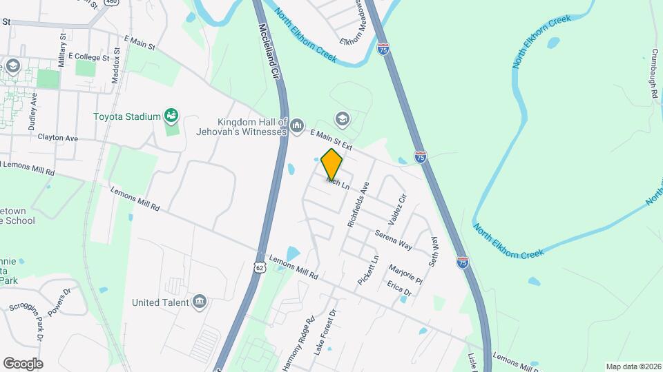 110 Rich Ln Map and Location Details