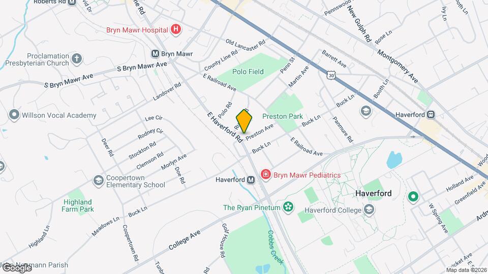 729 E Haverford Rd Map and Location Details