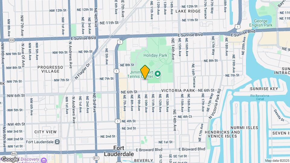 639 NE 10th Ave Map and Location Details