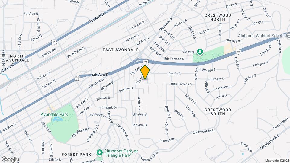 724 47th Way S Map and Location Details