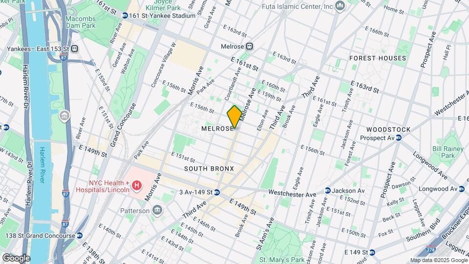 695-707 Melrose Ave Mapa y Detalles de la Ubicación