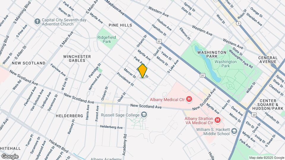 553 Mercer St, Unit 1 Map and Location Details