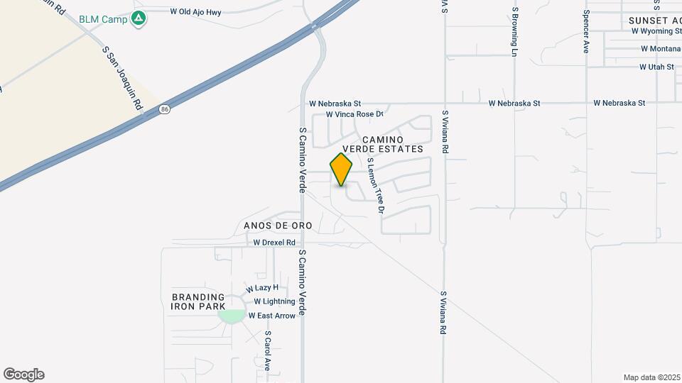 5556 S Desert Redbud Dr Map and Location Details