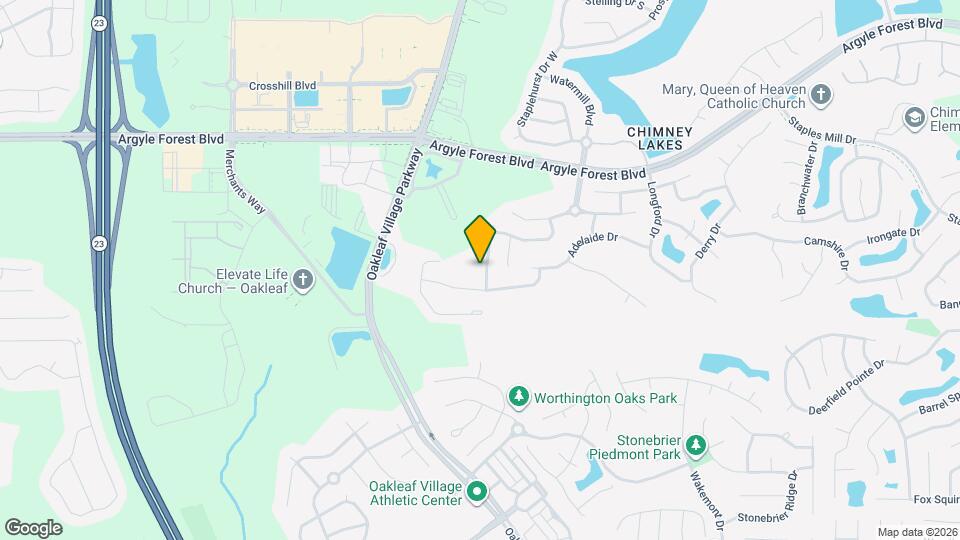 8648 Floorstone Mill Dr Map and Location Details