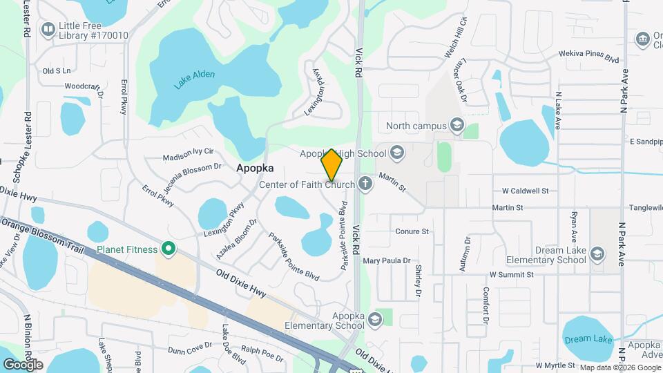 513 Parkside Pointe Blvd Mapa y Detalles de la Ubicación