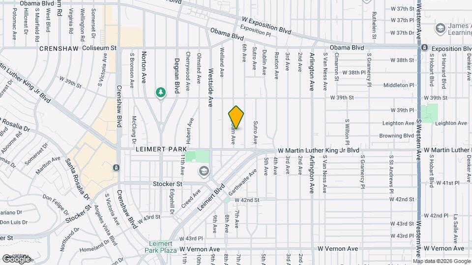 3986 Hepburn Ave Map and Location Details