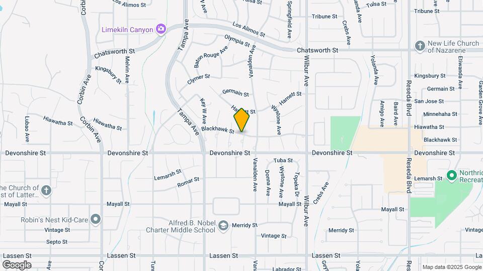19104 Blackhawk St Map and Location Details