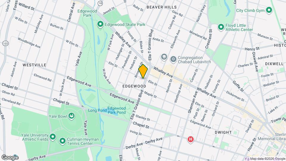 868 Elm St Map and Location Details