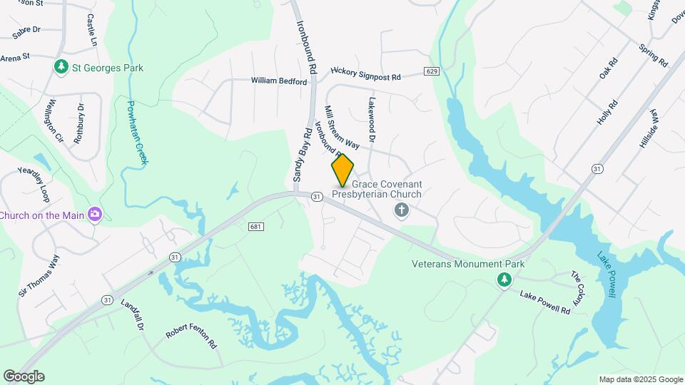 2816 Oak Hill Dr Map and Location Details