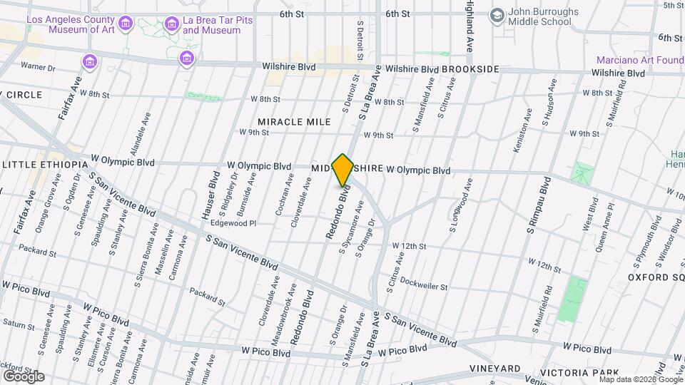 1039 Redondo Blvd, Unit 1039 3-4 S Redondo Map and Location Details