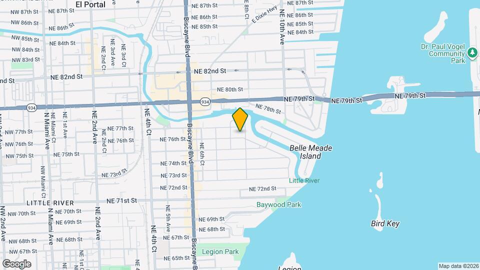 775 NE 76th St Map and Location Details